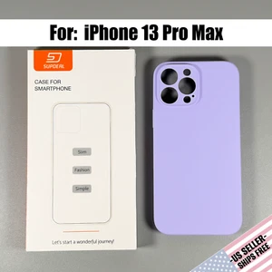 Funda diseñada para iPhone 13 Pro Max - Periwinkle Suave Púrpura | Silicona Líquida - Imagen 1 de 10