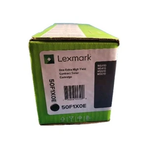 Cartucho de tóner Lexmark 50F1X0E (501XE) Extra Alto Rendimiento Original OEM Caja Dañada - Imagen 1 de 5