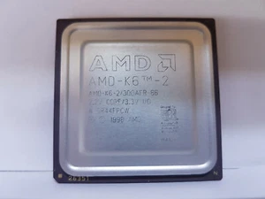 1 Pcs AMD K6-2 300MHz AMD-K6-2/300AFR-66 CPU Processor SS7 Super Socket 7 - Picture 1 of 9