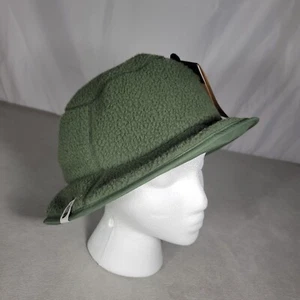 North Face CRAGMONT Bucket Hat Green Fleece SMALL MEDIUM Cap S / M NEW - Picture 1 of 7