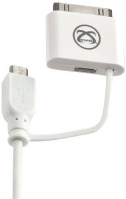 Symtek Universal USB Charge and Sync Cable, White, TP-MFI-150 - Image 1 of 3
