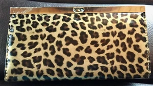 WOMEN WALLET SUPER THIN STYLE LEOPARD DESIGN NEW - Picture 1 of 2