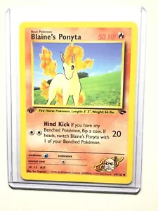 BLAINE’S PONYTA - 1ª Edición Gym Challenge - 64/132 - Común - Pokemon - Casi Nuevo - Imagen 1 de 1