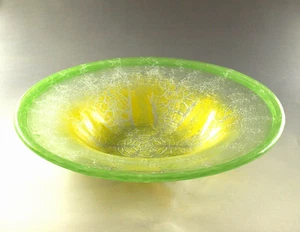 WMF Ikora-Glas, mundgeblasene Schale, ca. 463 g und ca. 19 cm Durchmesser - Bild 1 von 10