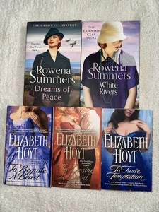 Elizabeth Holt, Rowena Summers Book Bundle X 5, Romance, Love, Drama - Picture 1 of 2