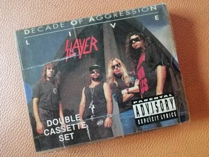 Slayer [ Decade Of Aggression Live ] ORIGINAL Double CASSETTE THAILAND EDITION - Picture 1 of 10