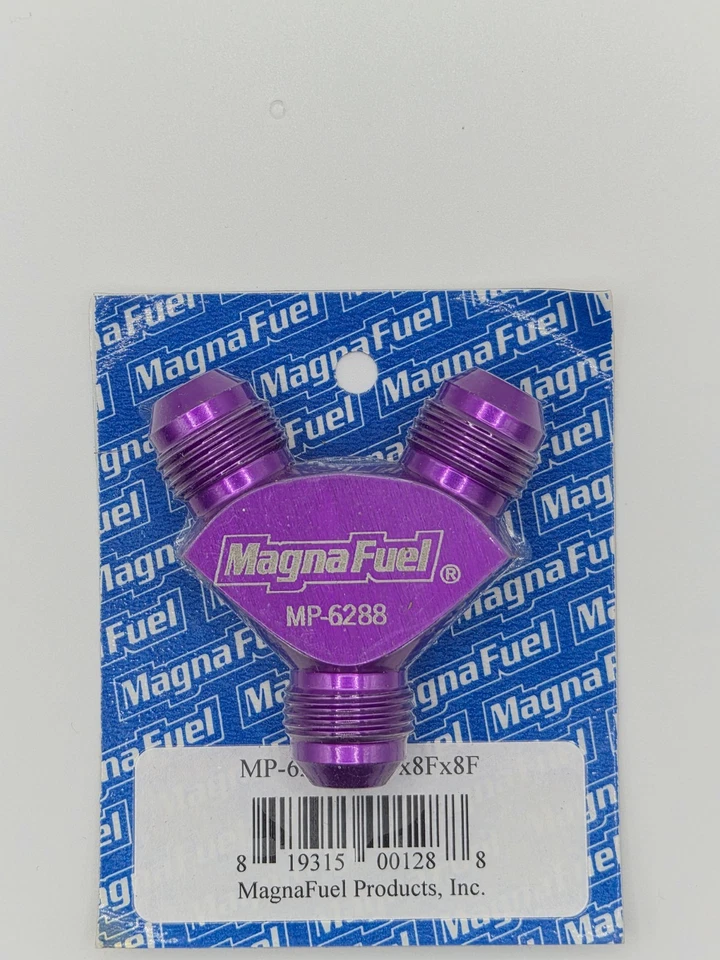 MAGNAFUEL/MAGNAFLOW FUEL SYSTEMS #MP-6288 Y-Fitting - 3 #8an Subaru 08-21 WRX Foto 1 de 3