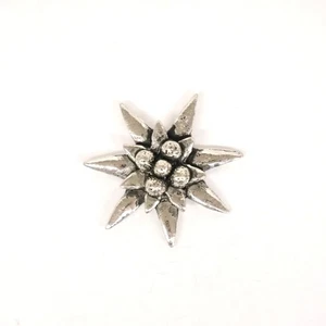 Pin blanco precioso PEQUEÑO alfiler flor alfiler aguja idea de regalo alfiler para sombrero nuevo - Imagen 1 de 3