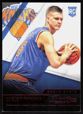 2015-16 Panini Prestige Kristaps Porzingis Rookie Red /199 - Image 1 of 2