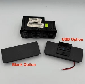Center Console Rear Control Delete w/USB Conversion 1999-2002 Silverado Tahoe - Picture 1 of 3