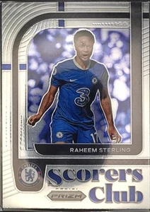 Panini Prizm Premier League 2022-23 Scorers Club Raheem Sterling Chelsea - Bild 1 von 2
