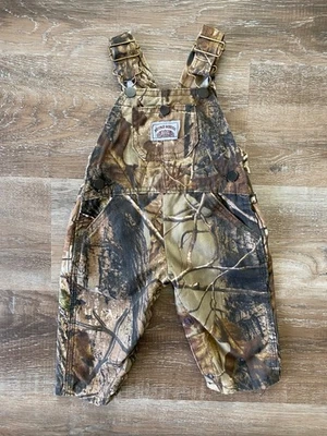 ROUND HOUSE Camouflage Canvas Overalls~Size 12 Months~12M~Hunting~ROUNDHOUSE~ - Image 1 of 4