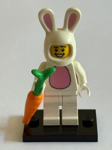 Lego Minifigure - Series 7 - Bunny Suit Guy - Lego minifigure with base (A016) - Picture 1 of 2