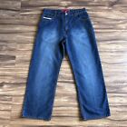 Vintage US Polo Assn Jeans Mens 34x30 Blue Baggy Loose Fit Wide Y2K Denim