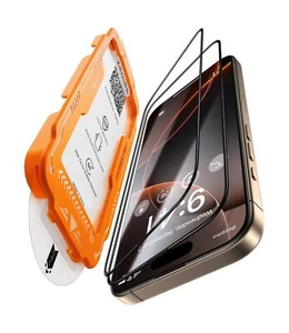 NeverBreak 9H+ Hardness for iPhone 16 Pro Max Screen Protector 12FT Military ... - Zdjęcie 1 z 7
