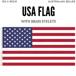 United States America Country Flag USA American Heavy Duty US - 150cm x 90cm - Picture 1 of 2