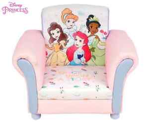 Disney Princess Kids Upholstered Arm Chair Padded Sofa Chair Sturdy Children AUS