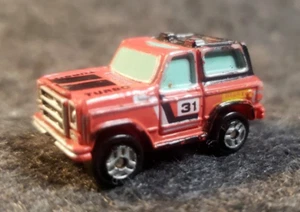Micro Machines 1986 Galoob Chevrolet Chevy Blazer Red Turbo (23) (C3B3) - Picture 1 of 12