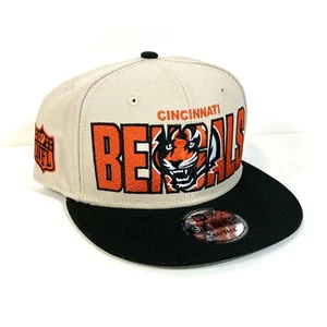 CINCINNATI BENGALS 2023 NFL DRAFT SOMBRERO SNAPBACK beige LOGOTIPO GRANDE hechizo Nueva Era - Imagen 1 de 6