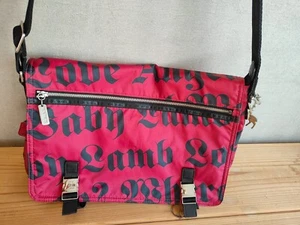 L.A.M.B Gwen Stefani LeSportsac Purse Bag Pink Black Messenger Shoulder Bag - Picture 1 of 20
