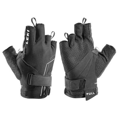 LEKI Nordic Breeze Shark Short - Gants De Marche Et De Patinage - Noir/Blanc - Photo 1/3