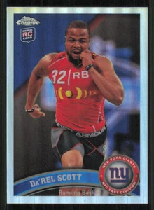 2011 Topps Chrome Refractors #32 Da'Rel Scott - Picture 1 of 2