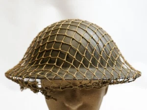 WW2 British Substitute Belgian Actual British Army-Type Helmet 57 cm WW II - Picture 1 of 4