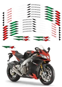 Motorcycle stripes Wheel Hub Rim Strip Sticker Decal For Aprilia RSV4 - Picture 1 of 8