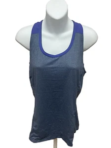 Camiseta sin mangas REI para mujer talla pequeña espalda deportiva gris entrenamiento camisa atlética - Imagen 1 de 8