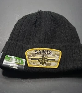 New Orleans Saints New Era NFL Team Apparel Salute to Service Knit Beanie  - Picture 1 of 4