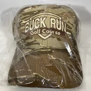Buck Run Golf Course Hat / Cap Strapback Camo Cali Fame Adjustable - Picture 1 of 10
