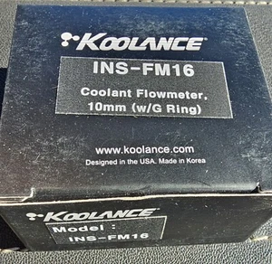 Koolance Coolant Flow Meter INS-FM16 NEW - Picture 1 of 5