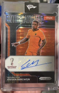 🔥2022 Prizm WC QTR STEVEN BERGWIJN BREAKAWAY International Auto Black 1/1🔥 - Picture 1 of 2