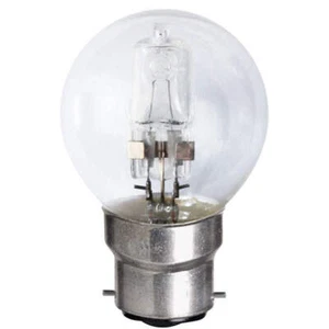 Marden Fancy Round Halogen Light Bulb B22 240V 28W Clear - Picture 1 of 3
