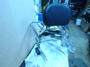 OEM HARLEY DAVIDSON TOURING SHORT SISSY BAR W/ LUGGAGE RACK  52935-04A   1997-08 - Picture 1 of 9