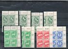 Israel Zodiac Collection of Plate Blocks Including Better Dates MNH!!