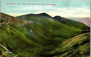 White Mountains NH. Der Große Golf vom Berg Washington Vintage Postkarte SD1 - Bild 1 von 2