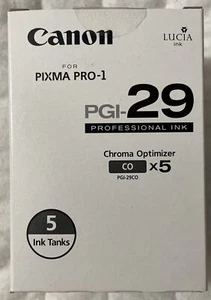 Canon PGI-29 Chroma Optimizer Tank Pixma Pro-1 4879B009 Factory Sealed Box Of 5 - Bild 1 von 15