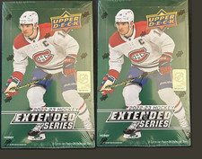 2-2022-23 Upper Deck Extended Series Hockey Sealed Hobby Boxes (B)