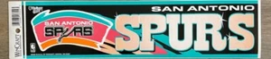 San Antonio Spurs NBA Wincraft bumpersticker vintage basketball. - Picture 1 of 1