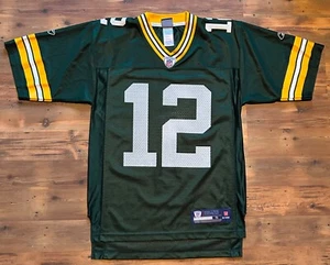 AARON RODGERS - GREEN BAY PACKERS - ON FIELD - JERSEY - REEBOK - #12 - PEQUEÑO - - Imagen 1 de 6
