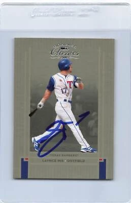 2005 Donruss Classic #180 Laynce Nix Rangers Signed Auto *J2541 - Image 1 of 2