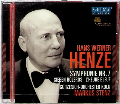 Hans Werner Henze: Symphony No.7/Boleros etc Markus Stenz/Koln CD NEW 2016 - Image 1 of 2