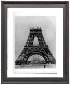 Eiffel Tower under construction - Picture Frame 8x10 inches - Poster - Print - P - Picture 1 of 1