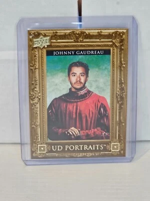 2023-24 Upper Deck Series 1  "UD Portrait" Johnny Gaudreau   #P3 - Image 1 of 2