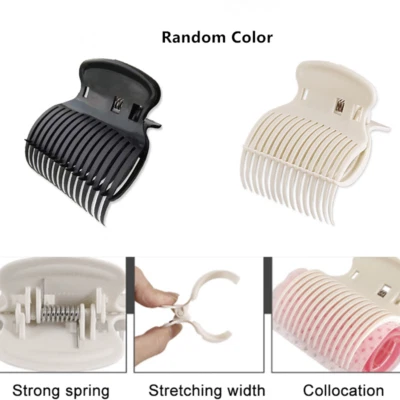 12pcs Hair Rollers Clip Hot Roller Clips Hair Curler Claw Clips Hair Women H8L3 - Image 1 of 4