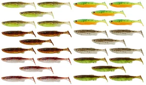 Savage Gear Kunstköder Gummifische Duft 5 St. - FAT MINNOW T-TAIL - ver. Farben - Bild 1 von 23