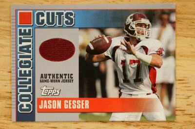 2003 Topps Draft Picks & Prospects Collegiate Cuts Jason Gesser Rookie RC - Image 1 of 2