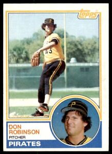 1983 .Topps Don Robinson . Pittsburgh Pirates #44