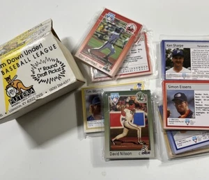 1990 Futera Australian Baseball Card Box Set ABL Pepsi Unopened Packs NM 8 Teams - Picture 1 of 6